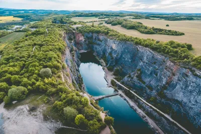 Velka Amerika Quarry Czech Abstract Wallpaper 4K 2208x1471 Full HD, Ultrawide