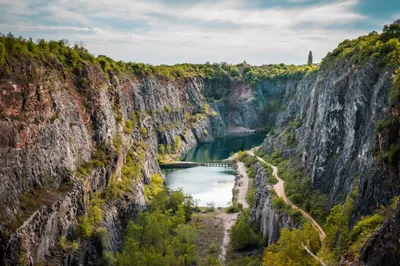 Velka Amerika Quarry Czech Abstract Wallpaper 4K 2208x1471 Full HD, Ultrawide