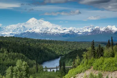 Snow Capped Mount Mckinley Rises Nature Wallpaper 4K 4625x3083 Snow-capped, Ultrawide, 4k
