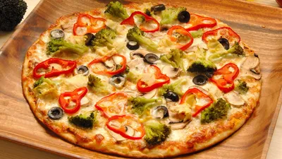 Delicious Pizza Topped Abstract Wallpaper 4K 1918x1078 Ultrawide