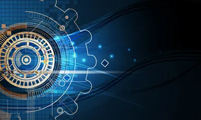 Vivid Abstract Wallpaper Technology Wallpaper 4K 1920x1146 Abstract, Futuristic, Design, Featuring, Glowing, Blue, And, Gold, Mechanical, Gears, Digital, Elements, Brown, Gray, Ultrawide, Full HD
