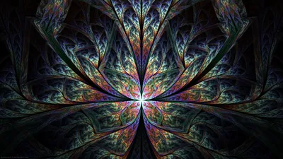Abstract Fractal Design Vibrant Abstract Wallpaper 4K 2560x1440 Abstract, Fractal, Design, In, Vibrant, Blues, Purples, And, Greens, Forming, Symmetrical, Intricate, Gray, Brown, Ultrawide, QHD