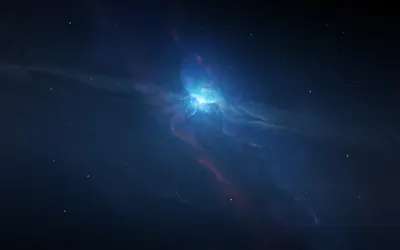 Vibrant Sci Nebula Glowing Deep Wallpaper 4K, Space category