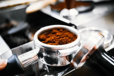 Freshly Ground Coffee Grinder Abstract Wallpaper 4K 2208x1472 Full HD, Landscape
