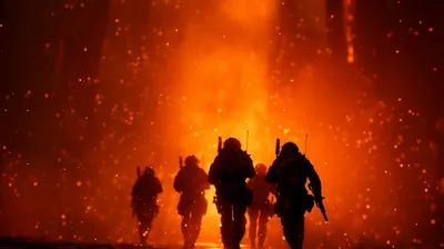 Vivid Battlefield Wallpaper Games Wallpaper 4K 2912x1632 Battlefield, 6, Video, Game, 2k, Quad, Hd, Pc, Desktop, Silhouetted, Soldiers, Advance, Orange, Brown, Ultrawide, QHD