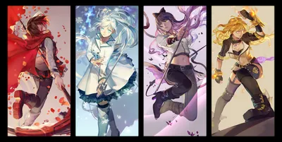 Sleek Rwby Wallpaper Nature Wallpaper 4K 2054x1031 Hd, Wallpaper, Featuring, Rwby, Characters, Ruby, Rose, Weiss, Schnee, Blake, Belladonna, Yang, Black, Gray, Ultrawide, Full HD
