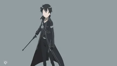 Vibrant Minimalist Wallpaper Minimal Wallpaper 4K 1900x1068 Minimalist, Hd, Pc, Wallpaper, Featuring, Kirito, (kazuto, Kirigaya), Sword, Art, Gray, Ultrawide