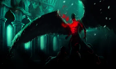 Dark Fantasy Fallen Angel Massive Fantasy Wallpaper 4K 2500x1500 Dark, Fantasy, Hd, Pc, Desktop, Wallpaper, A, Fallen, Angel, Massive, Black, Wings, Brown, Ultrawide, Full HD