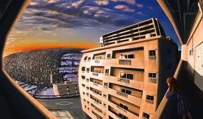 Epic City Wallpaper World Wallpaper 4K 1921x1130 City, Anime, Original, Hd, Desktop, Wallpaper, Orange, Gray, Ultrawide, Full HD