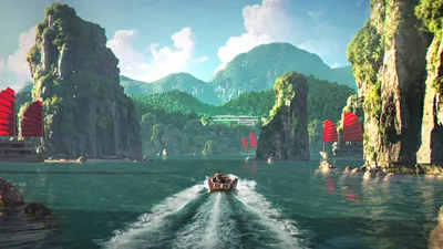 Moody Video Wallpaper Nature Wallpaper 4K 1920x1080 Hd, Pc, Desktop, Wallpaper, From, The, Video, Game, 007, First, Light, Speedboat, White, Gray, Ultrawide, Full HD