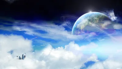 Bright Sci Wallpaper Space Wallpaper 4K 1920x1080 Sci, Fi, Planet, Hd, Desktop, Wallpaper, Background, White, Ultrawide, Full HD