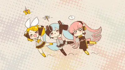 Anime Characters Luka Abstract Wallpaper 4K 1920x1080 Hd, Desktop, Wallpaper, Featuring, Anime, Characters, Luka, Megurine, Rin, Kagamine, Hatsune, Miku, White, Ultrawide, Full HD