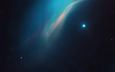 Calm Vibrant Wallpaper Space Wallpaper 4K 3840x2400 A, Stunning, Hd, Desktop, Wallpaper, Featuring, Vibrant, Blue, Nebula, Space, Dotted, Glowing, Brown, Ultrawide, 4K