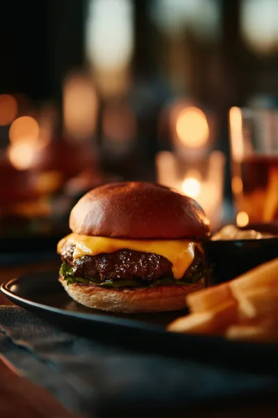 Fabulous Cheeseburger Luxury Restaurant Abstract Wallpaper 4K 2208x3313 Full HD, Portrait