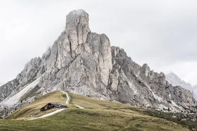 Giau Pass Mountain Nature Wallpaper 4K 2208x1471 Giau, Peak, Full HD, Ultrawide