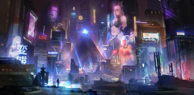Calm Cyberpunk Wallpaper Technology Wallpaper 4K 3840x1884 Gray, Brown