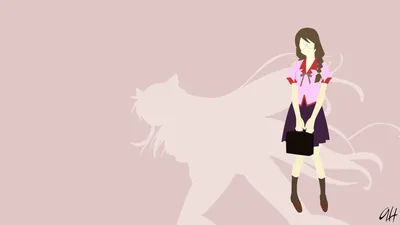 Minimalist Tsubasa Hanekawa Nekomonogatari Minimal Wallpaper 4K 1920x1080 Minimalist, Hd, Desktop, Wallpaper, Featuring, Tsubasa, Hanekawa, (nekomonogatari:, Kuro, Monogatari, Standing, White, Ultrawide, Full HD