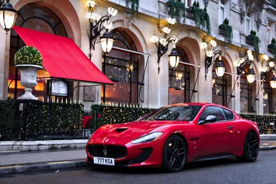 Red Granturismo Supercar City World Wallpaper 4K 3840x2560 Red, Maserati, Granturismo, Supercar, Parked, On, A, City, Street, Captured, Stunning, Ultra, Gray, Landscape, 4K