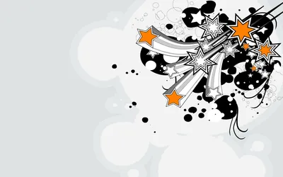 Abstract Design Orange Stars Abstract Wallpaper 4K 1920x1200 Hd, Pc, Desktop, Wallpaper, Featuring, An, Abstract, Design, Orange, Stars, Black, Swirling, White, Ultrawide, Full HD