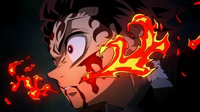 Tanjiro Kamado Demon Slayer Kimetsu Abstract Wallpaper 4K 3840x2160 4k, Ultra, Hd, Pc, Desktop, Wallpaper:, Featuring, Tanjiro, Kamado, Demon, Slayer, Kimetsu, Black, Ultrawide