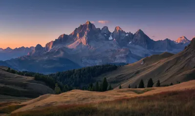 Fascinating Huge Mountain Range After Nature Wallpaper 4K 2208x1314 Full HD, Ultrawide