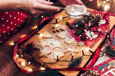 Adding Sugar Christmas Abstract Wallpaper 4K 2208x1471 Full HD, Ultrawide