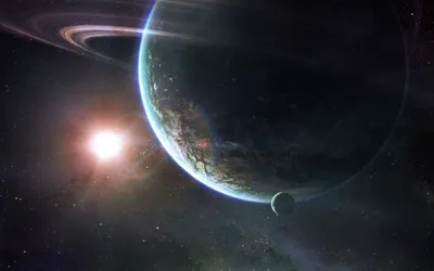 Vibrant Planet Planetary Ring Illuminated Space Wallpaper 4K 1920x1200 A, Stunning, Hd, Desktop, Wallpaper, Featuring, Vibrant, Planet, Planetary, Ring, Illuminated, Nearby, White, Ultrawide, Full HD