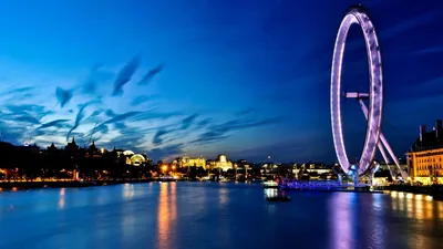 London City Night Black/Dark Wallpaper 4K 1920x1080 Brown, Red