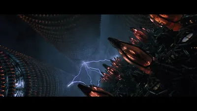 Golden Dramatic Wallpaper Black/Dark Wallpaper 4K 1920x1080 A, Dramatic, Scene, From, The, Matrix, Featuring, Towering, Structures, Amid, Dark, Electrifying, Brown, Ultrawide, Full HD