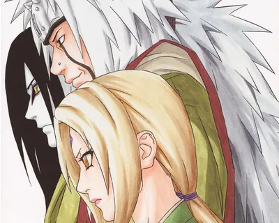 Naruto Anime Trio Close Profile Abstract Wallpaper 4K 1920x1538 Hd, Pc, Desktop, Wallpaper, Naruto, Anime, Trio, Close-profile, Portraits, Jiraiya, Tsunade, White, Square, Full HD