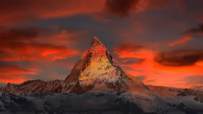 Sunset Matterhorn Peak Nature Wallpaper 4K 5998x3374 View, Peak, Ultrawide, 4k