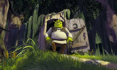 Vibrant Shrek Standing Wallpaper 4K, Nature category