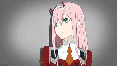 Zero Two Anime Darling Abstract Wallpaper 4K 3840x2160 Hd, Desktop, Wallpaper, Featuring, Zero, Two, From, The, Anime, Darling, Franxx, Depicted, Gray, Ultrawide, 4K