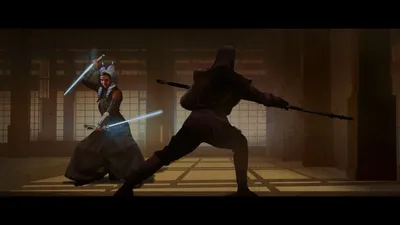 Sleek Ahsoka Wallpaper Space Wallpaper 4K 1920x1080 Ahsoka, Tano, In, A, Star, Wars, Sci-fi, Duel, Sci, Wielding, Dual, Lightsabers, Gray, Brown, Ultrawide, Full HD