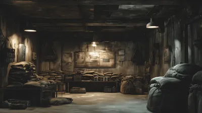 Gloomy Underground Post Apocalyptic Military Abstract Wallpaper 4K 2910x1630 Post-apocalyptic, Ultrawide, QHD
