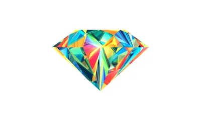 Vibrant Abstract Design Abstract Wallpaper 4K 2560x1440 A, Vibrant, Abstract, Design, Featuring, Colorful, Diamond, Multifaceted, Reflections, Serving, Striking, Desktop, White, Ultrawide, QHD