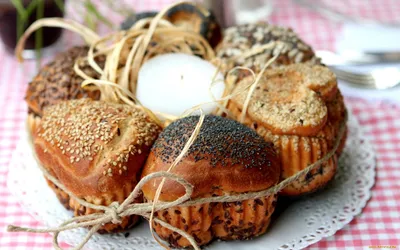 Rustic Assortment Seeded Bread Abstract Wallpaper 4K 1918x1198 Ultrawide