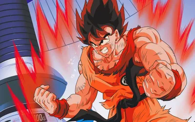 Goku Dragon Ball Kaioken Form Fantasy Wallpaper 4K 1920x1200 Hd, Desktop, Wallpaper, Featuring, Goku, From, Dragon, Ball, Kaioken, Form, Surrounded, Red, Orange, White, Ultrawide, Full HD