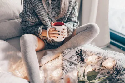 Young Woman Bed Hot Tea Abstract Wallpaper 4K 2208x1471 Tea, Full HD, Ultrawide