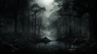 Misty Forest Wallpaper Wallpaper 4K, Nature category