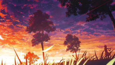 Anime Forest Com Wallpaper 4K, Nature category