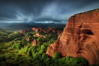 Panoramic Dramatic Cliffs Nature Wallpaper 4K 1918x1278 Ultrawide