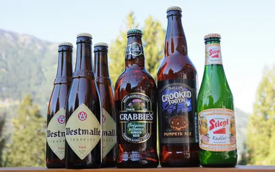 Selection Beer Bottles Including Nature Wallpaper 4K 1918x1198 Beer, Ultrawide