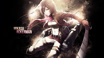 Mikasa Ackerman Anime Attack Abstract Wallpaper 4K 1920x1080 Hd, Desktop, Wallpaper, Featuring, Mikasa, Ackerman, From, The, Anime, Attack, Titan, Depicted, Black, Ultrawide, Full HD