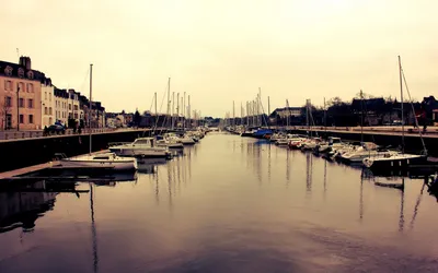 Calm Man Harbor Boats Docked World Wallpaper 4K 1918x1198 Man-made, Ultrawide