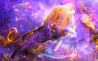 Vibrant Majestic Lion Space Wallpaper 4K 2560x1587 A, Vibrant, Hd, Desktop, Wallpaper, Featuring, Majestic, Lion, Superimposed, Colorful, Nebula, Surrounded, Purple, Ultrawide, QHD