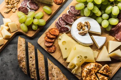 Delicious Gourmet Cheese Plate Abstract Wallpaper 4K 2208x1471 Full HD, Ultrawide