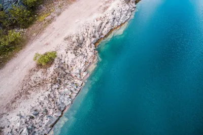 Bright Blue Water Rocky Abstract Wallpaper 4K 2208x1471 Blue, Full HD, Ultrawide