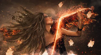 Digital Manipulation Woman Flowing Hair Technology Wallpaper 4K 3200x1733 Hd, Desktop, Wallpaper, Featuring, A, Digital, Manipulation, Of, Woman, Flowing, Hair, Releasing, Brown, Gray, Ultrawide, QHD