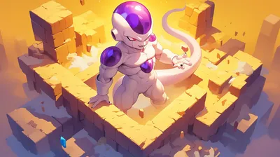 Character Frieza Dragon Ball Series Fantasy Wallpaper 4K 2912x1632 Hd, Desktop, Wallpaper, Featuring, The, Character, Frieza, From, Dragon, Ball, Series, Standing, Pink, Yellow, Ultrawide, QHD